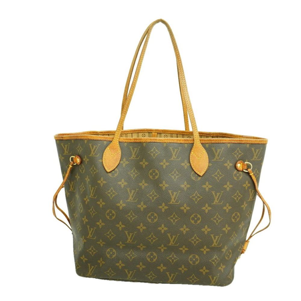 Louis Vuitton Monogram Neverfull MM Tote Bag M40156 Brown (Women's)